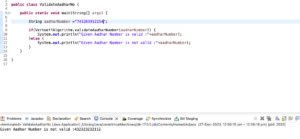 Validating Aadhaar Numbers with Verhoeff Algorithm