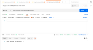 http delete method from postman